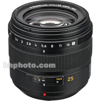 Panasonic 25mm f/1.4 Leica D Lens for Four Thirds System