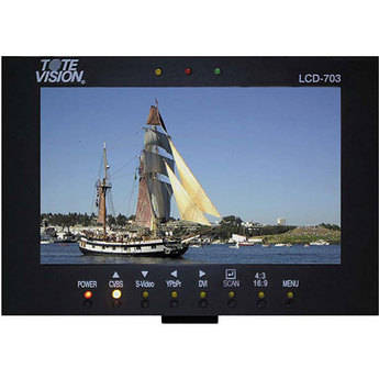 Tote Vision LCD-703 - Monitor de Campo com LCD de 7" 
