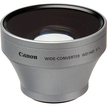 Canon WD-H43 � Lente Conversora Grande Angular 43mm 0.7x � para a HV20
