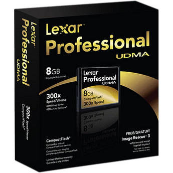 Lexar 8GB UDMA 300x CF Card