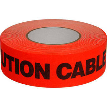 General Brand Gaffer Caution Cable Tape - Orange - 2"x60 Yd