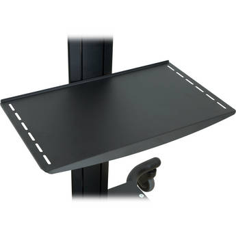 Peerless Industries Adjustable Metal Shelf, Model ACC313 (Black)