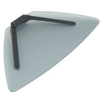 Peerless Industries Glass Shelf, Model ACC317 (Black with Clear Glass Shelf)