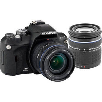 Olympus Evolt E-410 Digital Camera Kit with 14-42mm and 40-150mm Zuiko Digital Lens