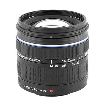 Olympus Lente Zoom 14-42mm f/3.5-5.6 Zuiko ED para C�meras Digitais Olympus (Sistema Quatro Ter�os)