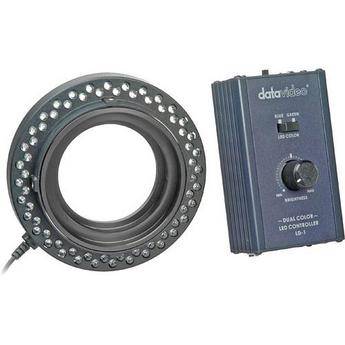 Datavideo LD-1 Dual-Color LED Chroma-Key Ring Light (Blue, Green)