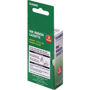 Casio Green 3-Pack of Thermal Ink Ribbon Tapes for Casio CW Series