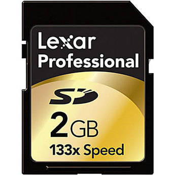 Lexar 2GB Professional 133x SD Card