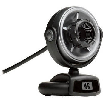 HP / Hewlett-Packard Webcam with Versatile Clip and Integrated Microphone - USB