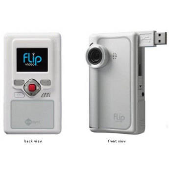 Pure Digital Flip Video 1GB Camcorder - White