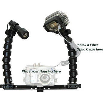 Fantasea Line CoolFlash Nano/ Nano Focus Light Kit with 2 Flex arms