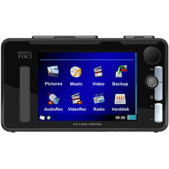 Digital Foci Picture Porter Elite 80GB Stand-Alone Data Storage Unit & Media Player