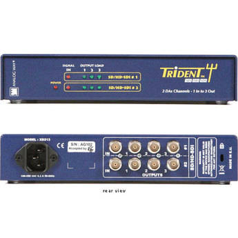 Analog Way XD213 Trident HD-SDI Splitter