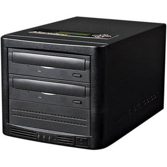Aleratec 1:2 DVD/CD Copy Cruiser Pro HLX Duplicator w/LightScribe - Standalone/USB 2.0