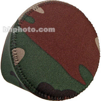 LensCoat Medium  Hoodie Lens Hood Cover for 3.75 to 4.25" Diameter (Forest Green Camo)