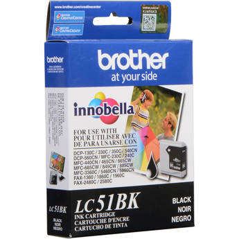 Brother LC-51BK Innobella Black Ink Cartridge