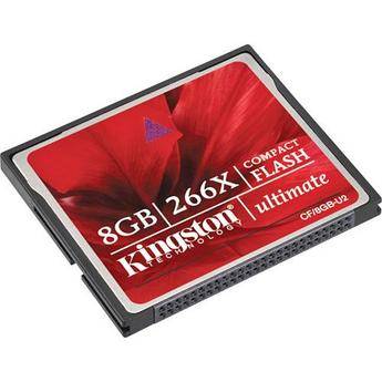 Kingston 8GB CompactFlash Ultimate 266x Card