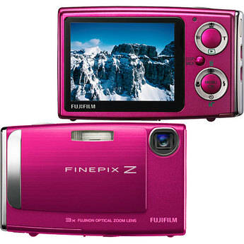 Fujifilm C�mera Digital FinePix Z10fd (Rosa-Quente)