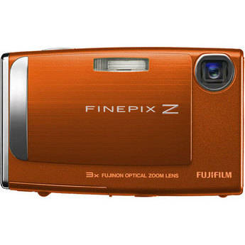 Fujifilm FinePix Z10fd Digital Camera (Sunset Orange)