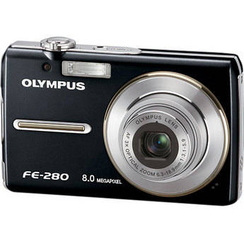 Olympus FE-280 Digital Camera (Black)