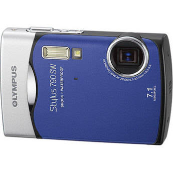 Olympus Stylus 790 SW Digital Camera (Blue)