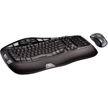 Logitech Cordless Desktop Wave - Wireless Keyboard and Laser Mouse - USB