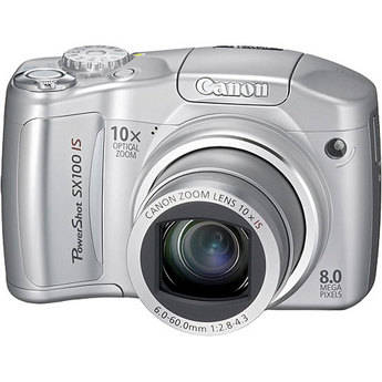 Canon PowerShot SX100 IS Digital Camera (Silver)