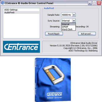 CEntrance Inc. SOFTWARE - IDEAL DRIVER (FIREWIRE)