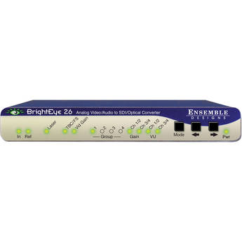 Ensemble Designs BrightEye 26 Analog Video and Audio to SDI and Optical Converter
