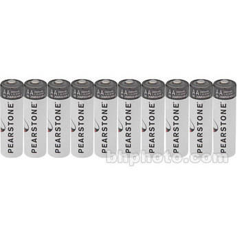 Pearstone "AA" Nickel-Metal Hydride (NiMH) 2900mAh Batteries(10 Pack)