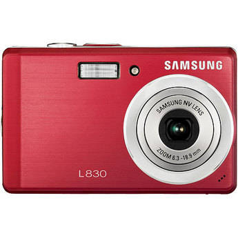Samsung Câmera Digital L830 (Vermelho)