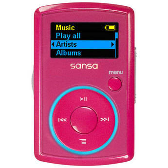 SanDisk Sansa Clip 2GB MP3 Player (Pink)