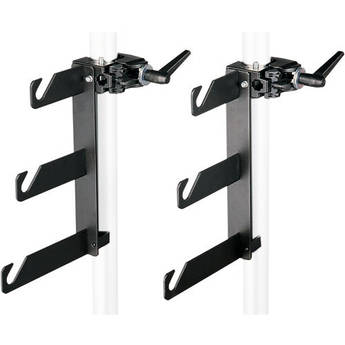 Manfrotto by Bogen Imaging 044 Background Holder Hooks and Super Clamps for 3 Backgrounds - Set of 2