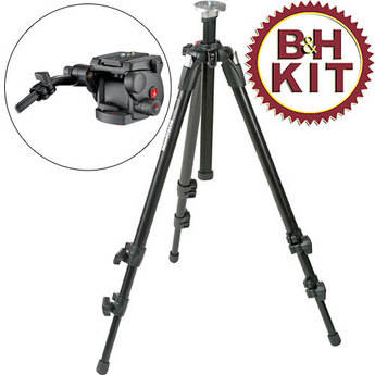 Manfrotto by Bogen Imaging 190XDB Pro Tripod with 503HDV Fluid Video Head