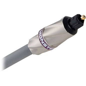 Monster Cable 600DFO High Performance Toslink to Toslink Fiber Optic Cable - 3.3'  