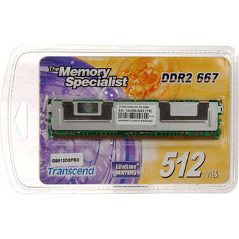 General Brand 512MB PC2-5300 ECC DDR2 FB-DIMM SDRAM for Desktop