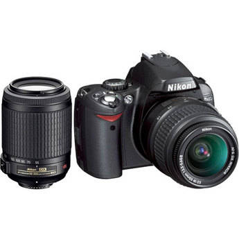 Nikon D40 SLR Digital Camera Kit with 18-55mm AF-S DX & 55-200 VR Lens