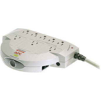 APC NET8N 8-Outlet Surge Protector with Network-Line Protection