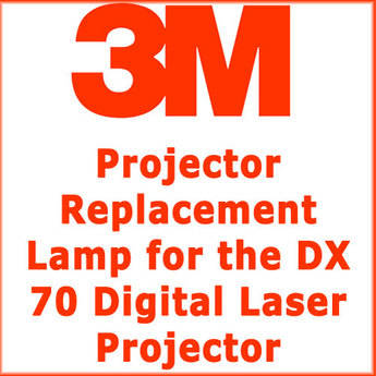 3M L�mpada de Reposi��o para Projetor DX 70 de Laser Digital