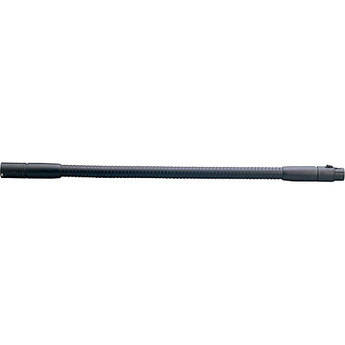 K&M 230/4 Flexible Gooseneck with XLR Female Plug and XLR Connector Bushing (16") (Black)