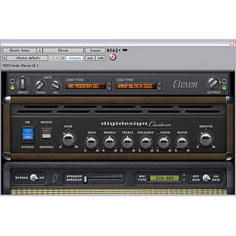 Digidesign Eleven  - Guitar Amp/Speaker Modeler Plug-In