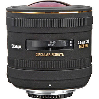 Sigma 4.5mm f/2.8 EX DC HSM Lens for Nikon Digital SLR