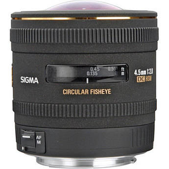 Sigma 4.5mm f/2.8 EX DC HSM Lens for Canon Digital SLR