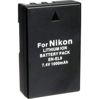 Pearstone EN-EL9 Lithium-Ion Battery Pack (7.4V, 1000mAh)