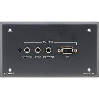 Kramer WPN-12 Computer Graphics Video and Component Video Receiver & Wall Plate