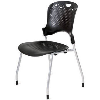 Balt Circulation Stack Chair (Black) (4/Carton)