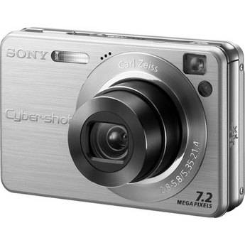 Sony C�mera Digital Cyber-shot DSC-W20 (Prata)  
