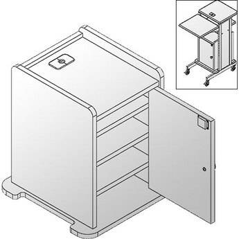 Balt 34459  Locking Cabinet (Teak)