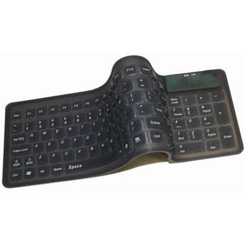 Adesso AKB-220 Compact Waterproof Flexible Keyboard (Black)
