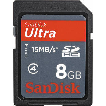 SanDisk Ultra SDHC Memory Card (8GB)
